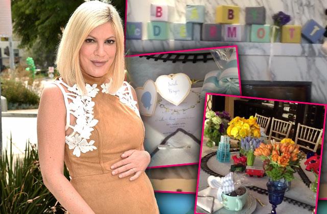 //tori spelling baby shower candy spelling pp