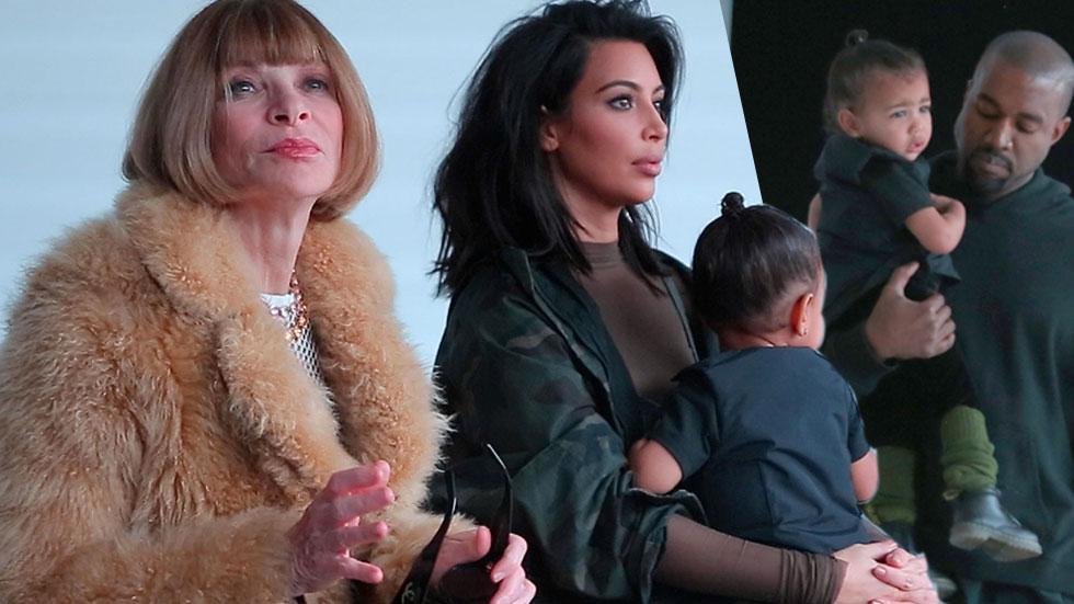 Enough Is Enough: Anna Wintour Tells Kim Kardashian & Kanye West Not To Bring North To Fashion Shows