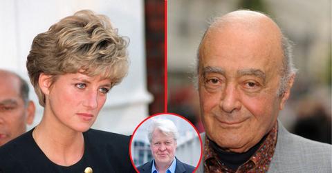 Photo of Princess Diana, Mohamed Al Fayed, Charles Spencer
