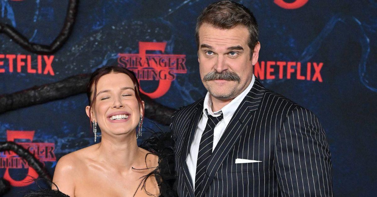 picture of Millie Bobby Brown and David Harbour