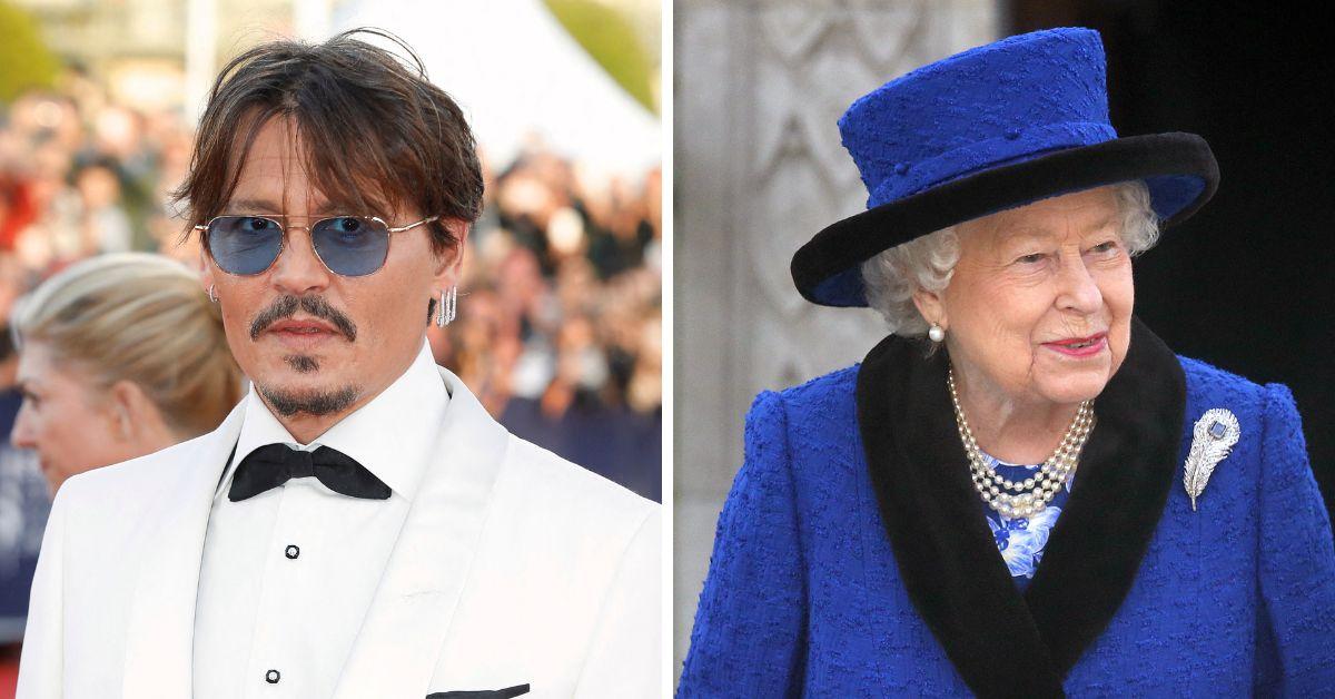 johnny depp queen elizabeth ii