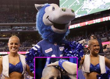 //cheerleader shave head