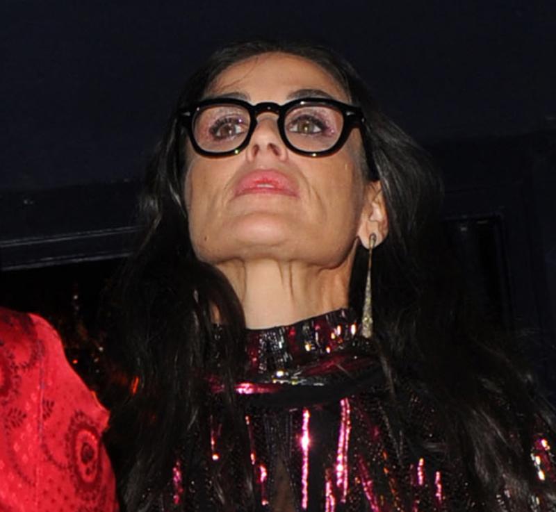 Demi Moore Face Scary Skinny Weight Loss