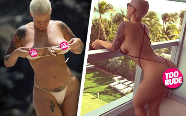 Amber rose nude selfies