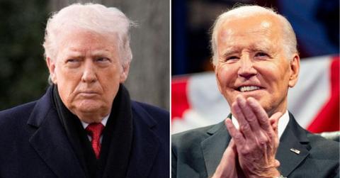 split image of Donald Trump and Joe Biden
