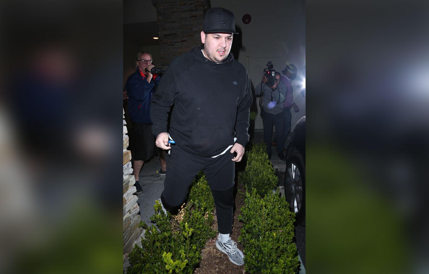 Rob Kardashian Blac Chyna Split Rock Bottom