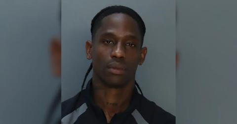 travis scott mugshot