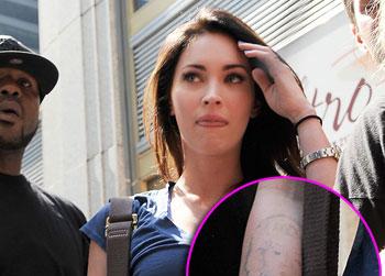 //meganfox marilynmonroe tattoo splash