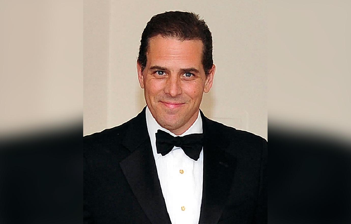 hunter biden slick back hair photos crack addict malibu rental