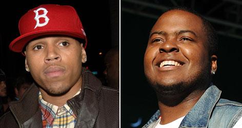 //chris brown sean kingston square getty
