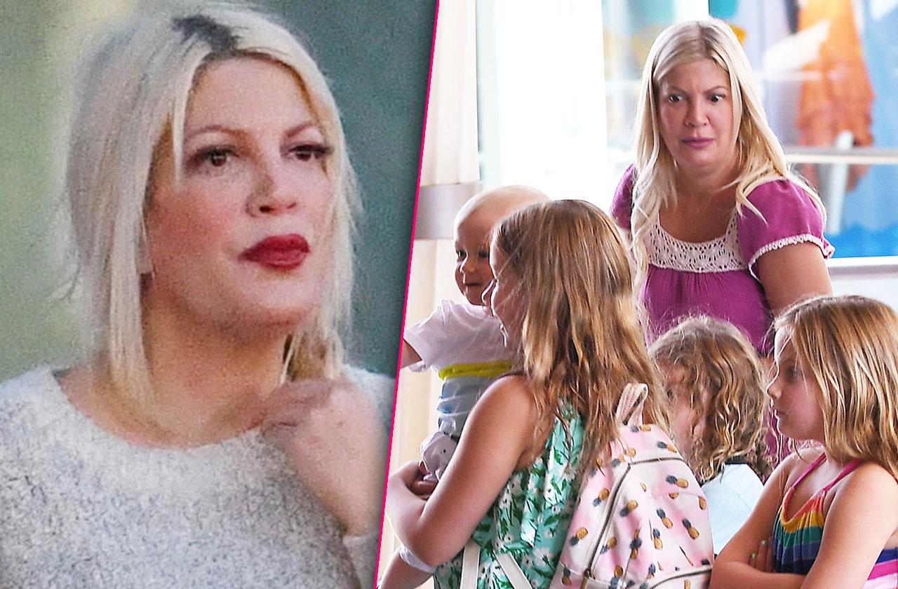 //tori spelling owes taxes california home financial issues pp