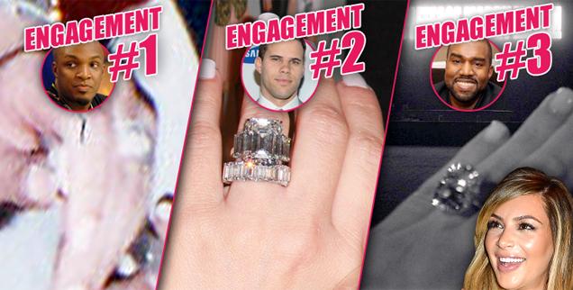 kim kardashian engagement ring and band kris humphries