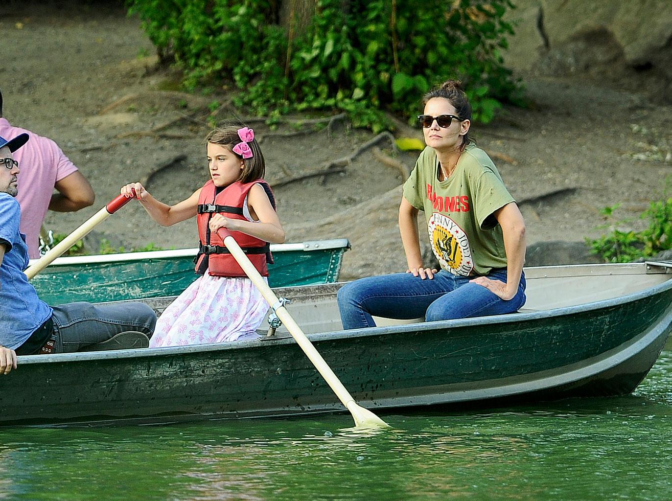 Katie Holmes Daughter Suri Boating Mystery Man