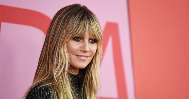 Heidi Klum at the CFDA Fashion Awards, Arrivals at the Brooklyn Museum in New York, New York.