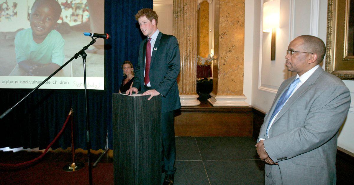 Photo of Prince Harry and Prince Seeiso of Lesotho