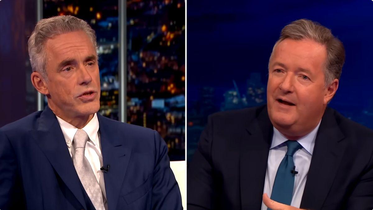 Photo of Jordan Peterson and Piers Morgan