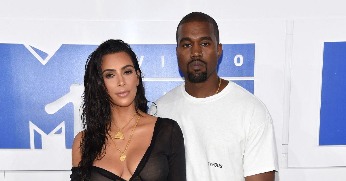 Photo of Kim Kardashian and Kanye West
