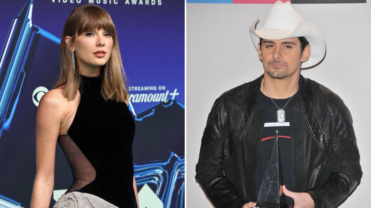 Taylor Swift Jokes About ‘Estrangement’ From Brad Paisley At Hall Of Fame Induction