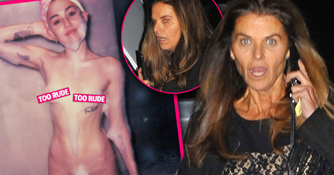 //miley cyrus shocks maria shriver nude photos pp