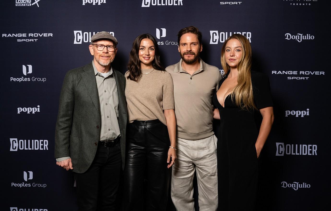 photagonistcanfzeden ron howard ana de armas daniel bruihl sydney sweeney