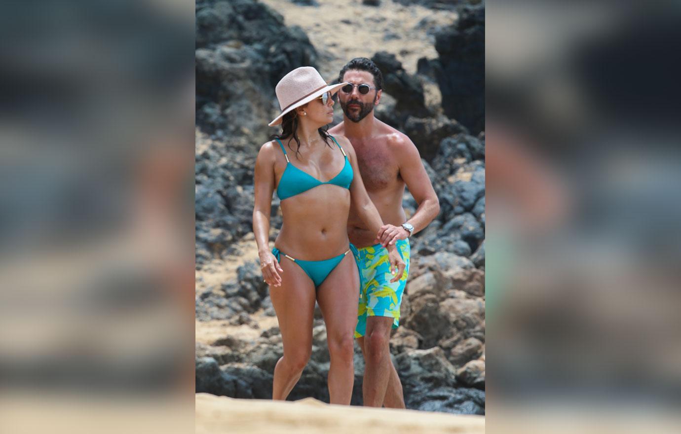 Eva Longoria Pregnant Baby Bump Bloated Cheese