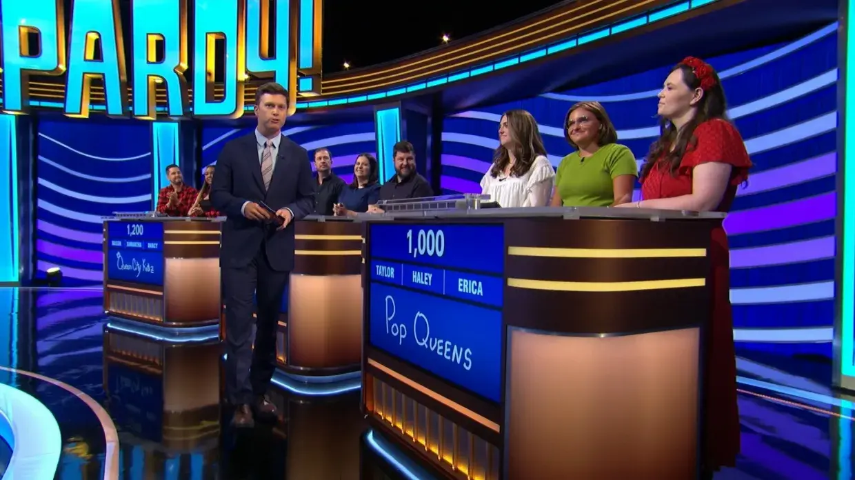 exclusive jeopardy fans pop culture spinoff colin jost snl ken jennings job amazonprime