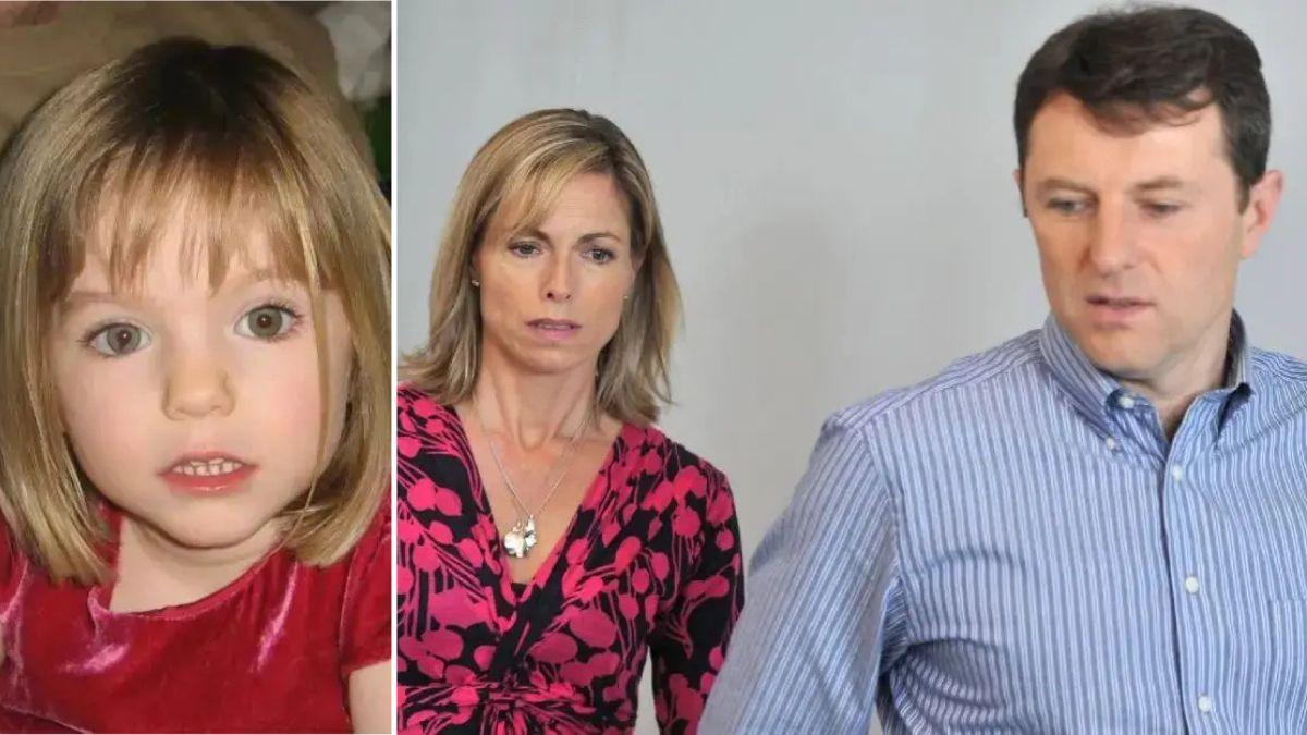 Madeleine McCann and her parents