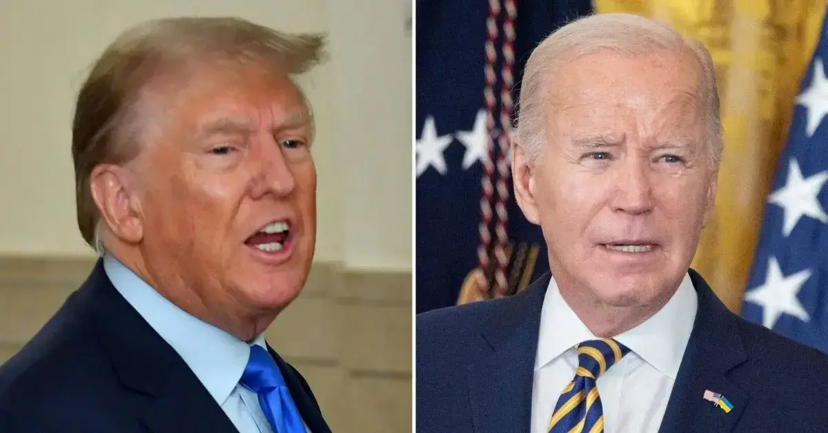 donald trump attacks joe biden  am truth social attack president hours before stormy daniels hush money trial court