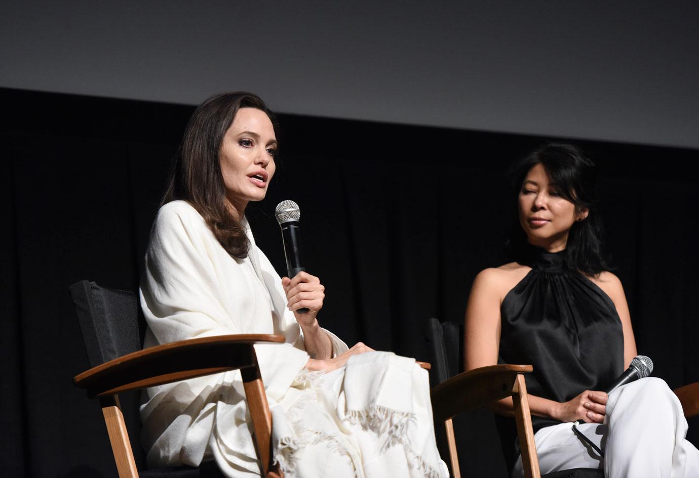 //angelina jolie friendship cambodian writer loung ung