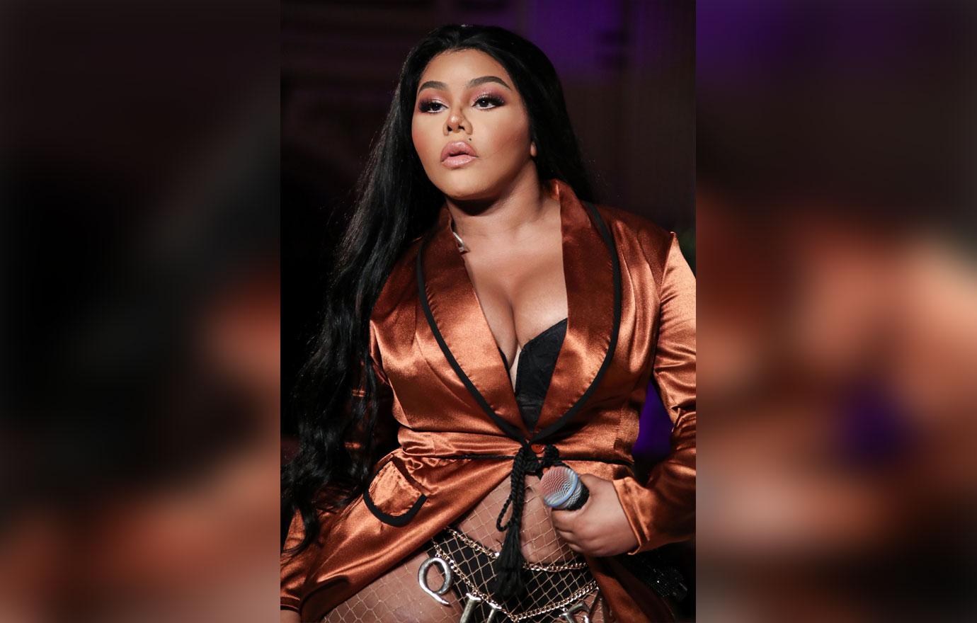 Lil Kim Debuts New Face Wears Lingerie At NYFW Performance