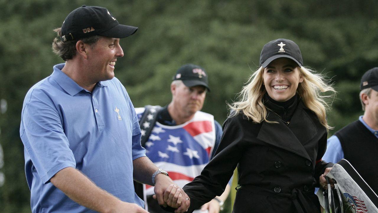 picture of Phil Mickelson and wife amy