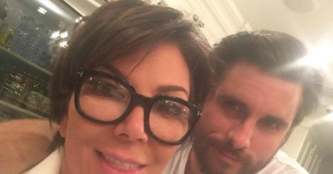 //kris jenner scott disick selfie true love pp
