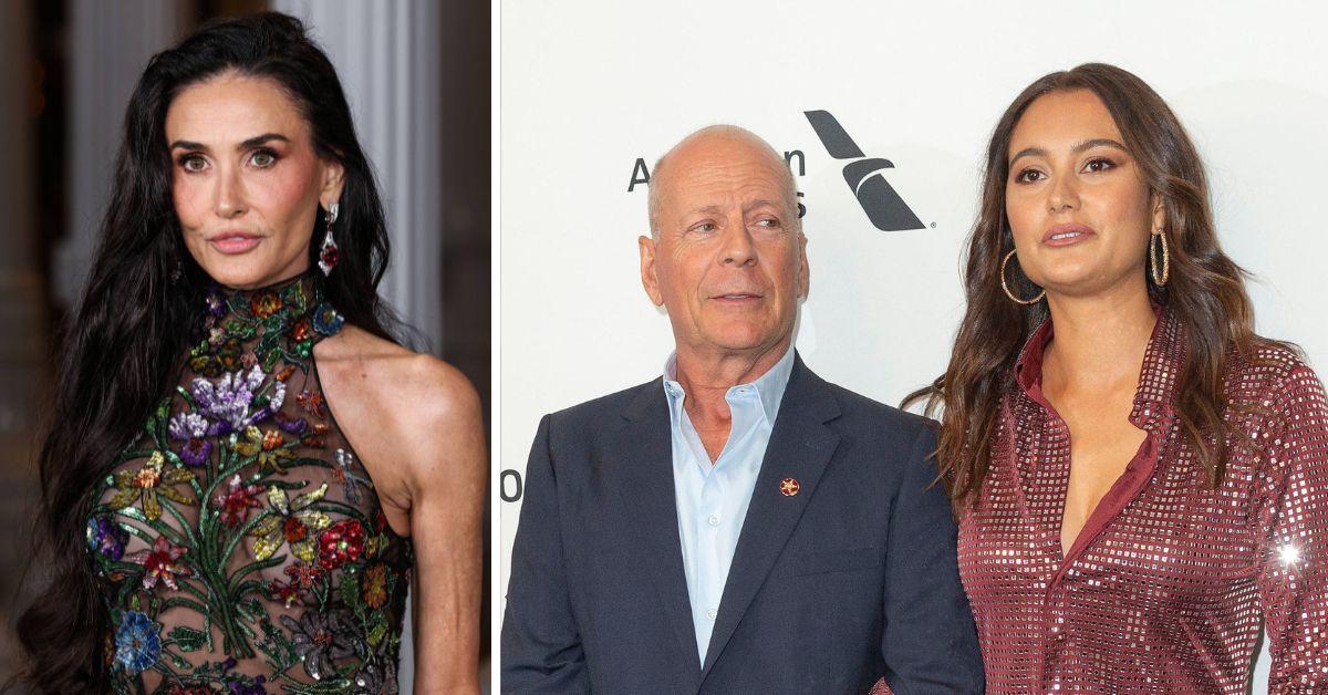 Photo of Demi Moore, Bruce Willis, Emma Heming Willis