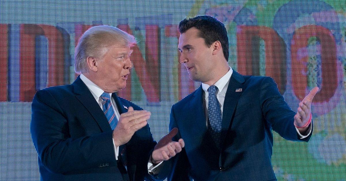 picture of Donald Trump and Charlie Kirk