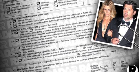 Patrick Dempsey Divorce Documents