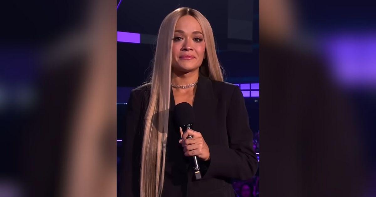 rita ora tearful liam payne tribute death mtv emas