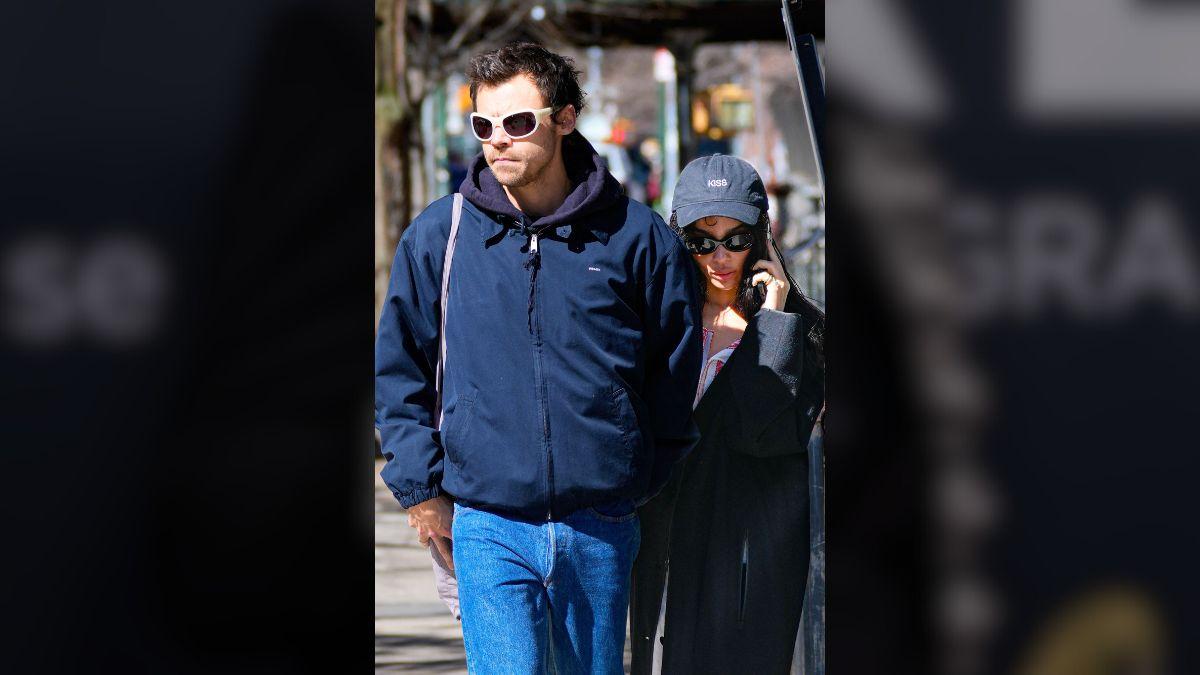 picture of harry styles and zoe kravitz