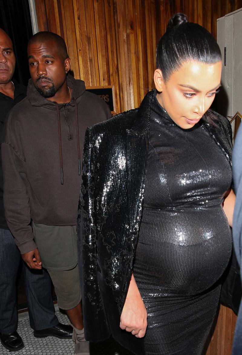 Kim Kardashian Baby Bump Photos