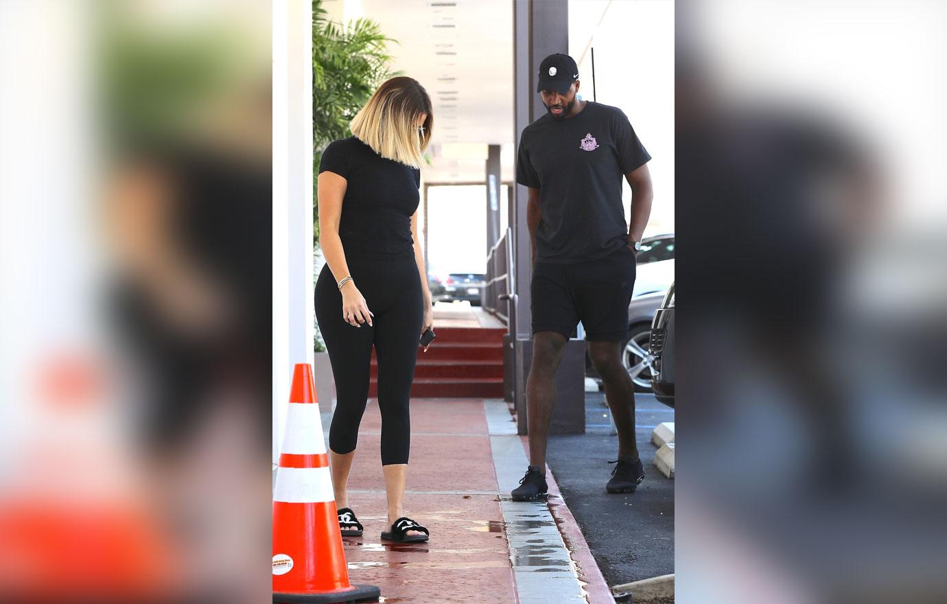 Khloe Kardashian Boyfriend Tristan Thompson Visit Laser