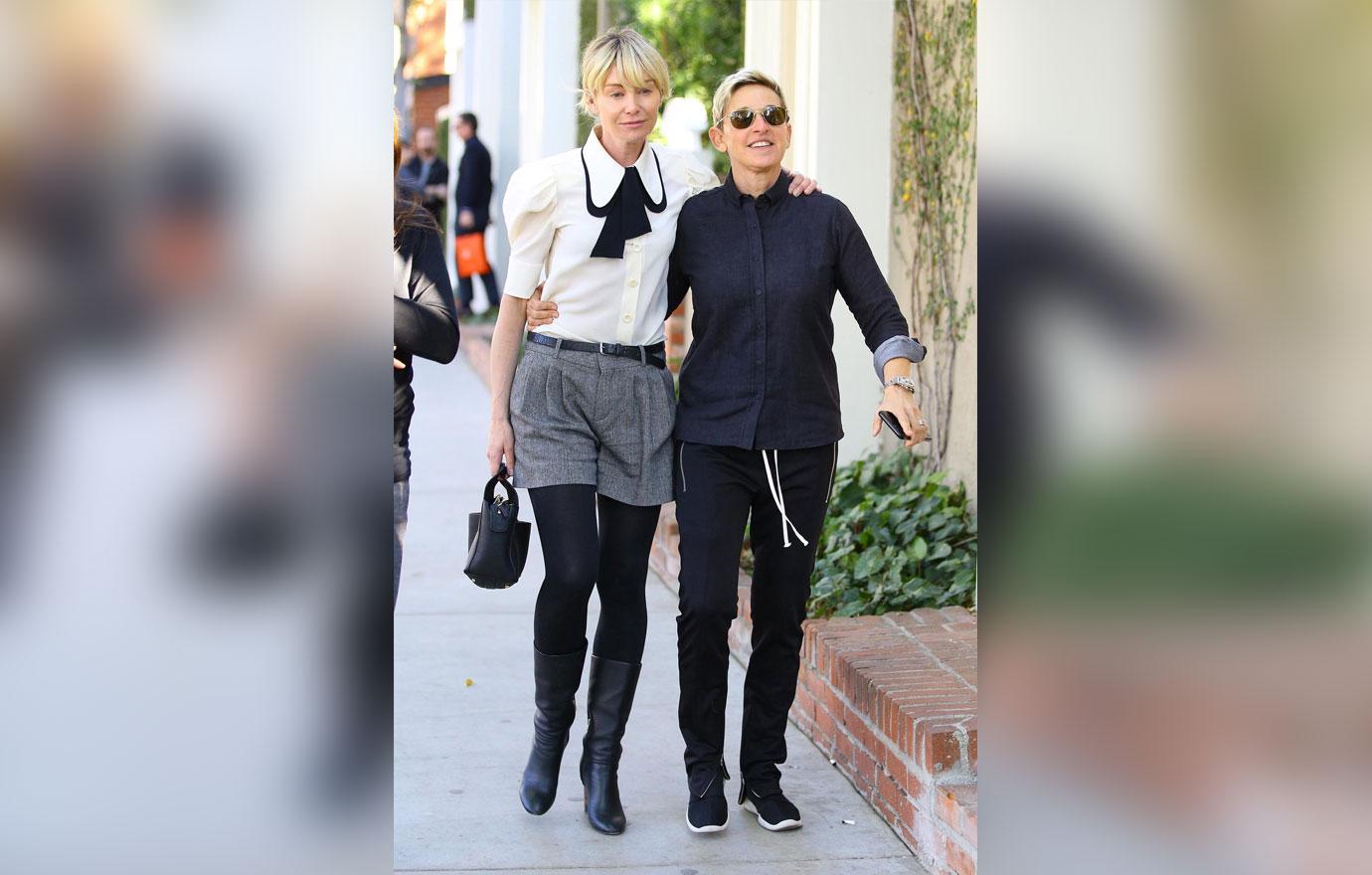 Ellen Degeneres Portia De Rossi Step Out Vow Renewal Soon