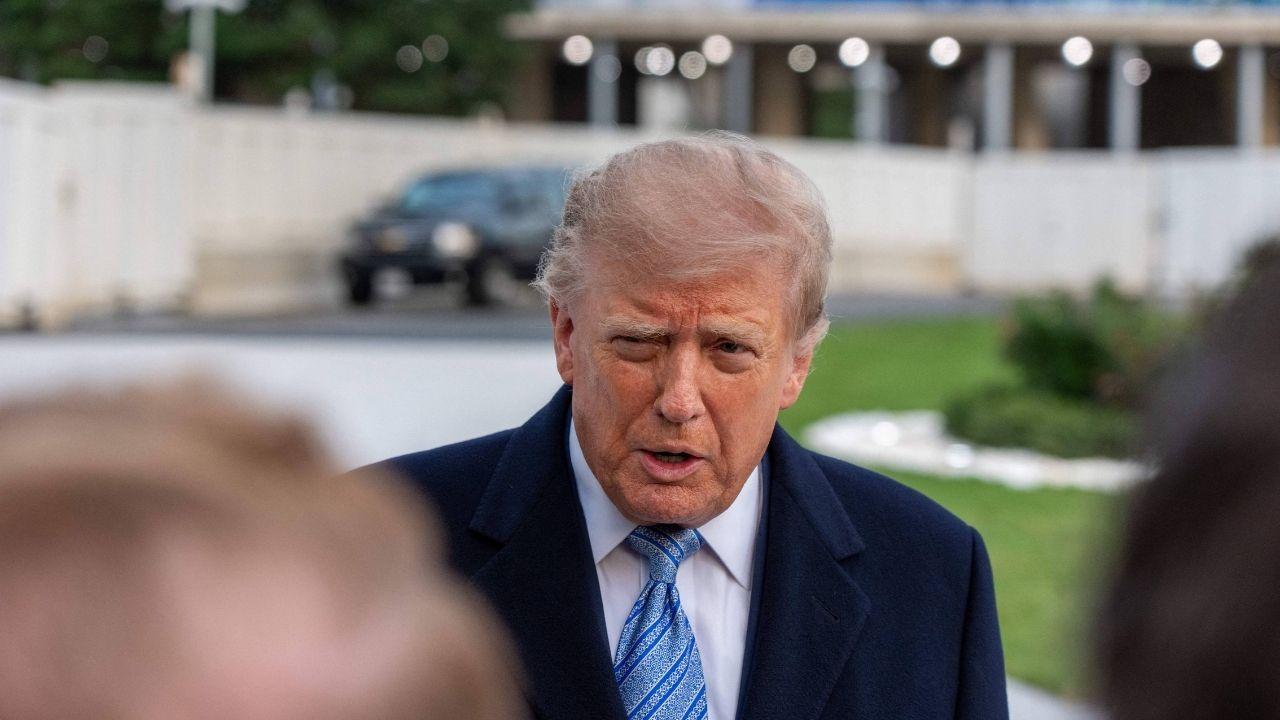 Image of Donald Trump recently banned CNN, MS NOW, and 'Politico' from the White House.