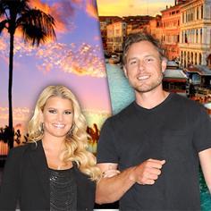 //jessica simpson eric johnson wedding italy hawaii sq