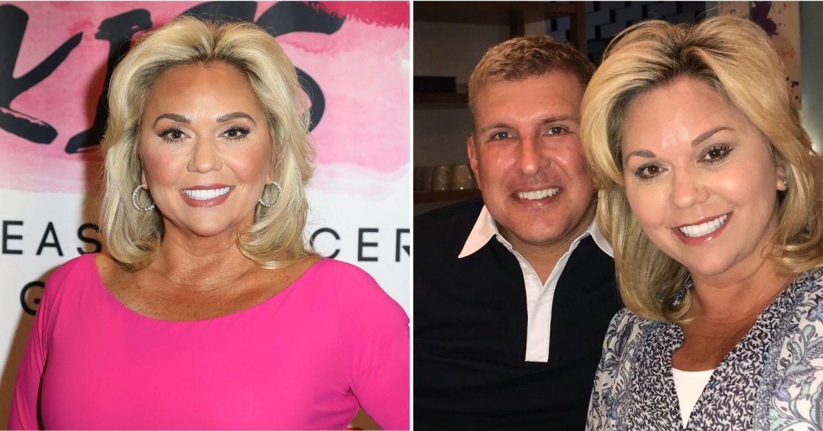 Split photo of Julie Chrisley, Todd Chrisley and Julie Chrisley