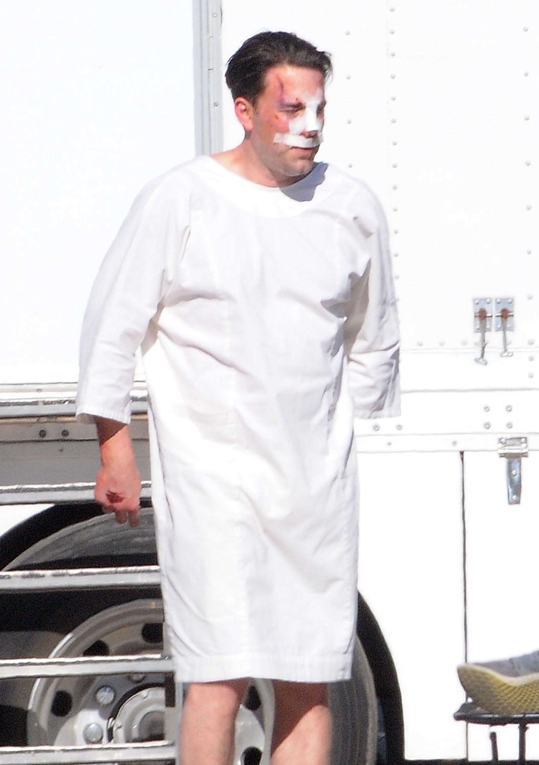 Ben Affleck Plastic Surgery Rumors Bloody On Set