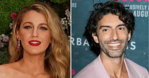 Composite photo of Blake Lively and Justin Baldoni