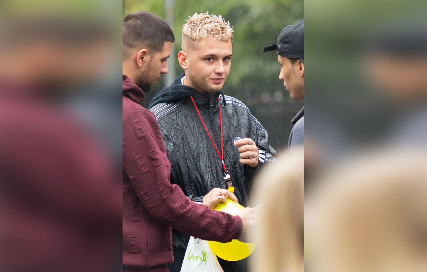 Jude Law's Son Rafferty Inhales Balloon At Carnival