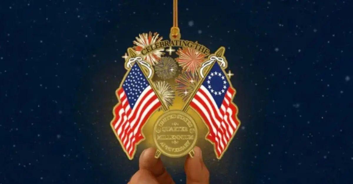 Photo of Melania Trump's Christmas ornament 