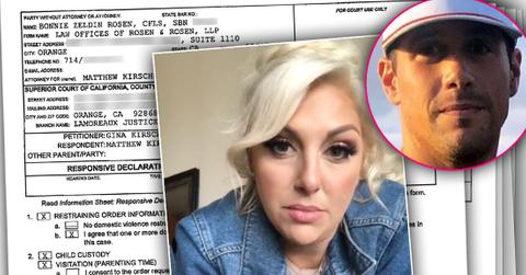 RHOC Gina Kirschenheiter Wearing Blue Denim Shirt Inset Matt Kirschenheiter Wearing Cap