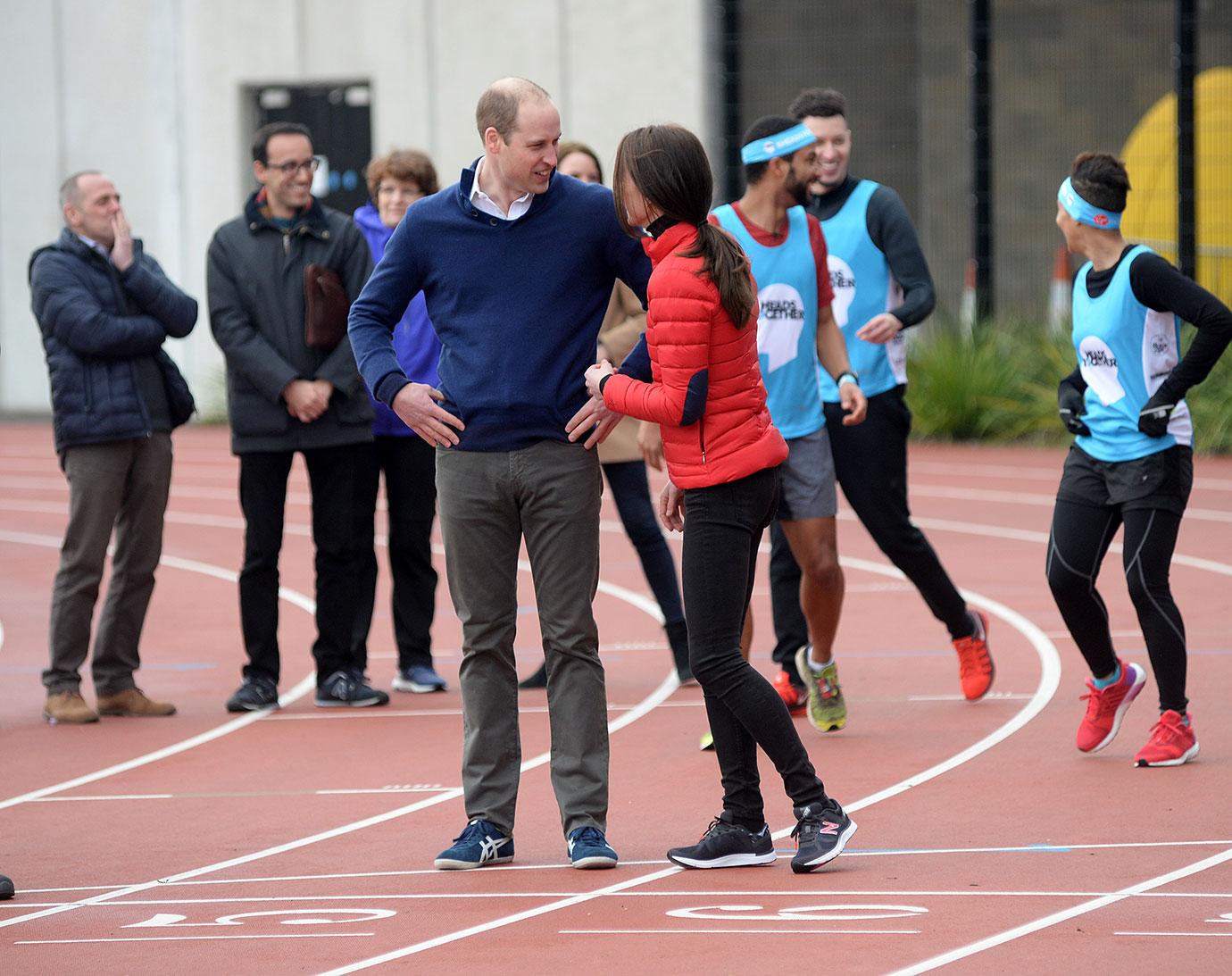 //kate middleton scary skinny legs running