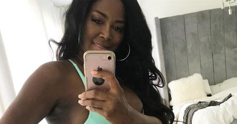 Kenya Moore Flat Tummy Post Baby Body